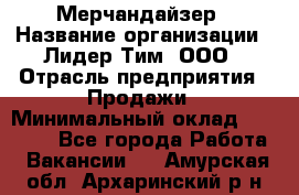 Мерчандайзер › Название организации ­ Лидер Тим, ООО › Отрасль предприятия ­ Продажи › Минимальный оклад ­ 26 000 - Все города Работа » Вакансии   . Амурская обл.,Архаринский р-н